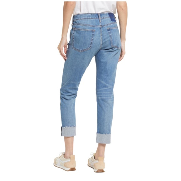 Rag & Bone Dre Low Rise Slim Boyfriend Jeans in Mick (29) - Picture 4 of 14